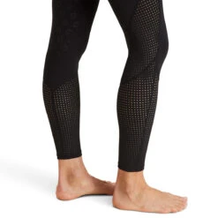 Ariat Women's Breathe EOS Half Grip Tight -Best Equestrian Shop 10043401 Ariat Breathe.EOS .HG .RM .Tight Black Detail
