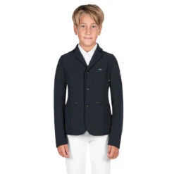 Equiline JonnyK Boy's Show Coat -Best Equestrian Shop 181M00316 EQline JonnyK Black