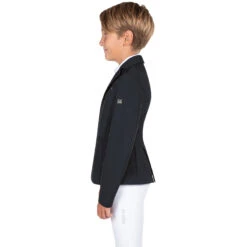 Equiline JonnyK Boy's Show Coat -Best Equestrian Shop 181M00316 EQline JonnyK Black Side
