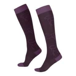 Kerrits Kids Winter Whinnies Wool Socks -Best Equestrian Shop 30473 WinterWinniesWoolSock Raisin 32efddd4 2e0f 40c8 b814 a628ddd02682