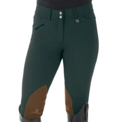 Romfh Ladies Sarafina Euro Seat Knee Patch Breeches -Best Equestrian Shop 468455 ERS Romfh.Ladies.Sarafina.Euro .Seat .KneePatch.Breech Classic.Winter.Pine