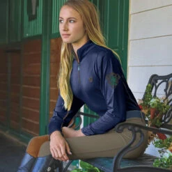 Romfh Ladies Sarafina Euro Seat Knee Patch Breeches -Best Equestrian Shop 468455 ERS Romfh.Ladies.Sarafina.Euro .Seat .KneePatch.Breech Lifestyle2