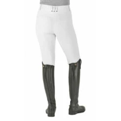 Romfh Ladies Sarafina Euro Seat Knee Patch Breeches -Best Equestrian Shop 468455 ERS Romfh.Ladies.Sarafina.Euro .Seat .KneePatch.Breech White Back