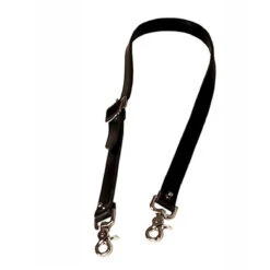 5/A Baker Leather Strap For Duffle Bag -Best Equestrian Shop 7055 Jacks Baker.Duffle.Bag .Strap Black Front