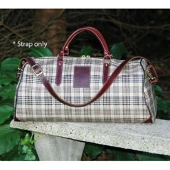 5/A Baker Leather Strap For Duffle Bag -Best Equestrian Shop 7055 Jacks Baker.Duffle.Bag .Strap Brown Bag