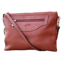 Penelope Emma Handbag -Best Equestrian Shop 936203014 French.EQ Penelope Emma.Handbag Front.2 Brandy