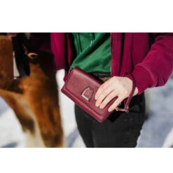 Oakbark & Chrome Rider Belt Bag -Best Equestrian Shop BB CAB 101 Oakbark chrome riderbeltbag cabernet.2