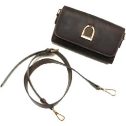 Oakbark & Chrome Rider Belt Bag -Best Equestrian Shop BB HAV 001 Oakbark chrome Riderbeltbag havana6