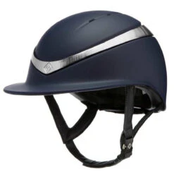 Charles Owen Halo Luxe With MIPS - Custom Helmet -Best Equestrian Shop Charles.Owen Halo.Luxe Midnight.Matt .Platinum
