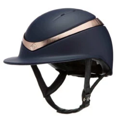 Charles Owen Halo Luxe With MIPS - Custom Helmet -Best Equestrian Shop Charles.Owen Halo.Luxe Midnight.Matte .Rose .Gold