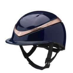 Charles Owen Halo With MIPS - Custom Helmet -Best Equestrian Shop Charles.Owen Halo Midnight.Gloss .Rose .Gold