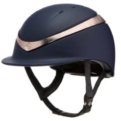 Charles Owen Halo With MIPS - Custom Helmet -Best Equestrian Shop Charles.Owen Halo Midnight.Matte .Rose .Gold