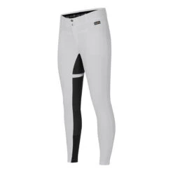 Kerrits Women's Crossover II Full Seat Breech -Best Equestrian Shop CrossOverFS White Model Front