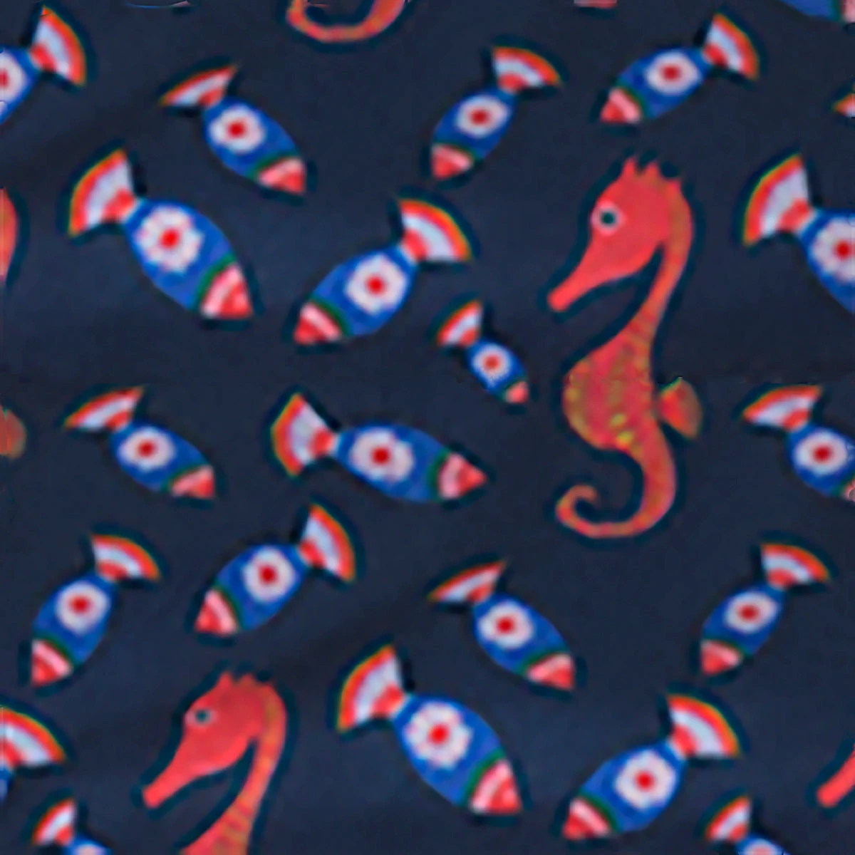 Essex Classics Girls "Seahorsin' Around" Talent Yarn Wrap Collar Long Sleeve Show Shirt 3 Essex Classics Girls "Seahorsin' Around" Talent Yarn Wrap Collar Long Sleeve Show Shirt - Image 3