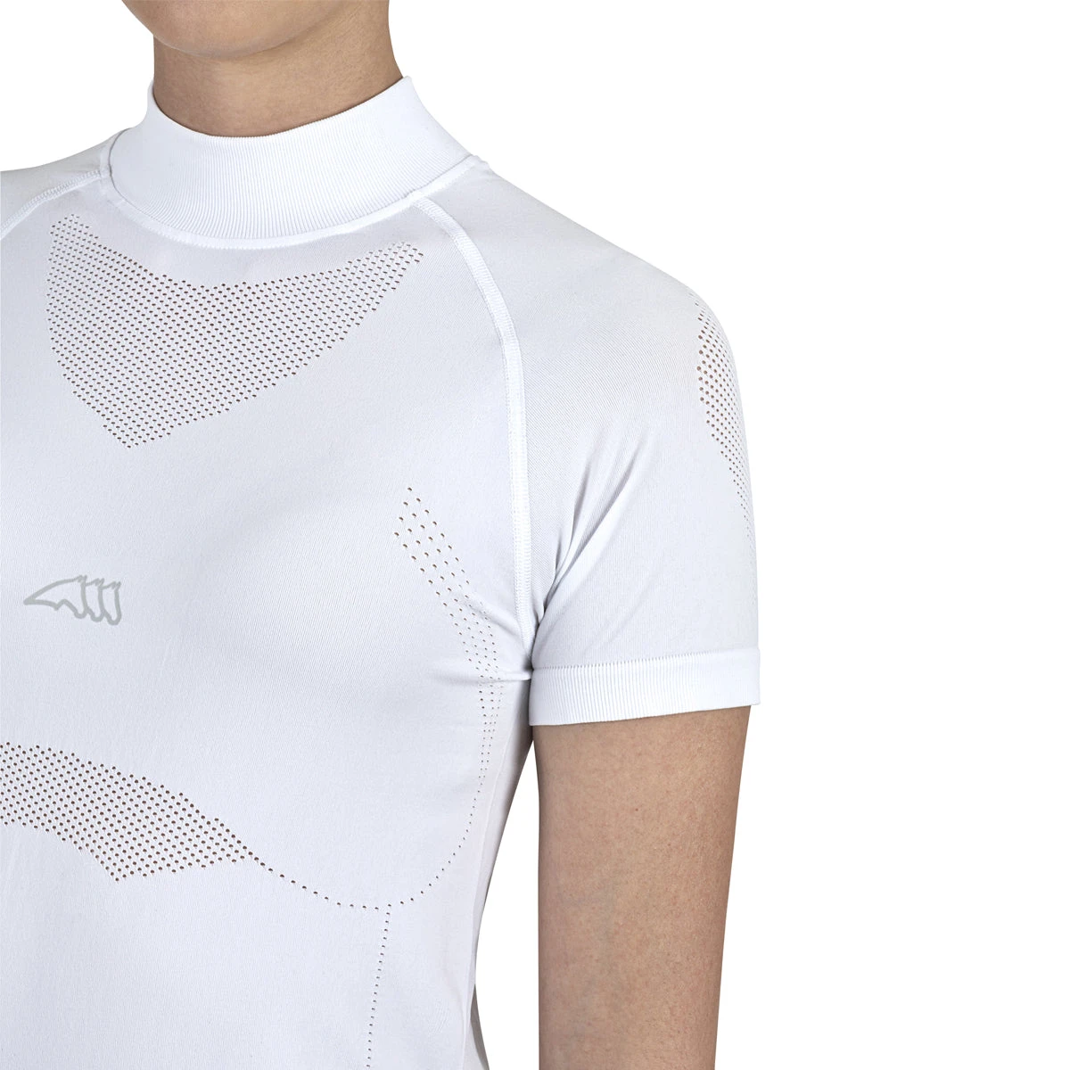 Equiline Women's CanneC Seamless Competition Polo Shirt 3 Equiline Women's CanneC Seamless Competition Polo Shirt - Image 3