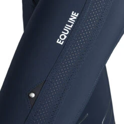 Equiline Women's Ciannek B-Move Light Knee Grip Breech -Best Equestrian Shop EQline ES123 N09036 002 Blue Detail