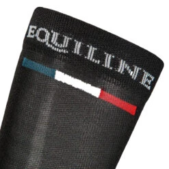 Equiline Silver Plus Light Sock 8 Equiline Silver Plus Light Sock -Best Equestrian Shop EQline 181 T11203 006 Black Logo