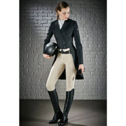 Equiline Women's Ash Riding Breeches With X-Grip Knee Patch -Best Equestrian Shop EQline N08698 Ash.XGripKP Beige IRL