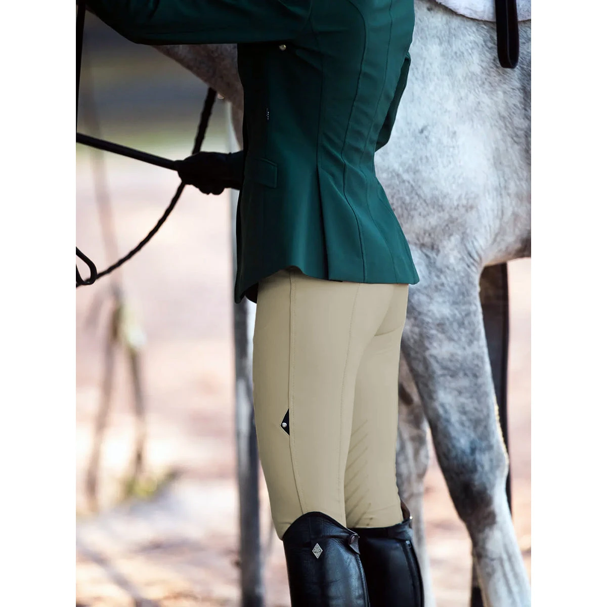 Equiline Women's Catirk B-Move Light Knee Grip Breeches 2 Equiline Women's Catirk B-Move Light Knee Grip Breeches - Image 2