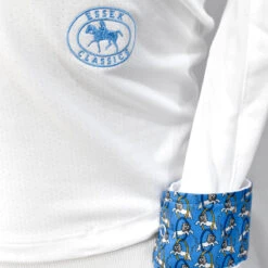 Essex Classics Girls "Lions" Talent Yarn Wrap Collar Long Sleeve Show Shirt 8 Essex Classics Girls "Lions" Talent Yarn Wrap Collar Long Sleeve Show Shirt -Best Equestrian Shop ESL32 W2 Blue.Lions Straight 7ef69b1b b48b 435a bb2c c26650579193