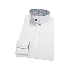 Essex Classics Ladies Danny & Ron's Rescue "Hot Diggity Dog" Talent Yarn Straight Collar Show Shirt