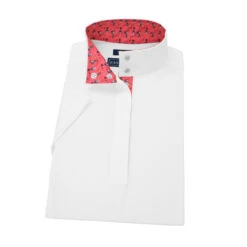 Essex Classics Ladies "Roosters" Talent Yarn Straight Collar Short Sleeve Show Shirt 10 Essex Classics Ladies "Roosters" Talent Yarn Straight Collar Short Sleeve Show Shirt -Best Equestrian Shop ESS35W2 00