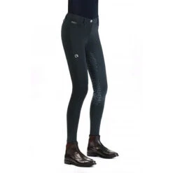 EGO 7 Women's Dressage FG Breech -Best Equestrian Shop Ego7 Dressage.FG .Breeches Greey.Grey Side