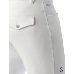 EGO 7 Men's Jumping EJ Knee Patch Breeches -Best Equestrian Shop Ego7 EJ Jumping Breech white 53426.1586202826.1280.1280
