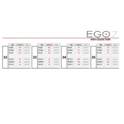 EGO 7 Kid's Aster Tall Boots -Best Equestrian Shop Ego7 Kids.Aster .Tall .Boots Size.Chart