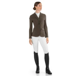 EGO 7 Women's Be Air Jacket -Best Equestrian Shop Ego7 Womens.Be .Air .Jacket Turtledove Front
