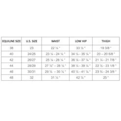 Equiline Women's CrendaK B-Move Knee Grip Breeches 13 Equiline Women's CrendaK B-Move Knee Grip Breeches -Best Equestrian Shop Equiline Womens breech size chart 00 6c9f3280 863b 45bc 8596 e49b506b1a76