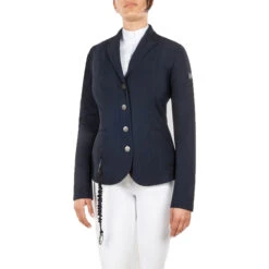 Equiline Airbag Compatible Show Coat -Best Equestrian Shop Equiline 181 M08716 002 Airbag.Compatible.Show .Coat Blue 00