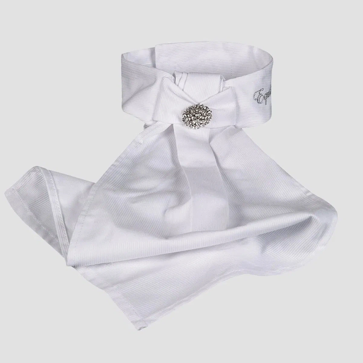 Equiline Frida Stock Tie With Crystal Embellishment 2 Equiline Frida Stock Tie With Crystal Embellishment - Image 2