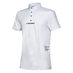 Equiline Conellec Men's Show Shirt -Best Equestrian Shop Equiline H00524 Conellec 001 Front White 00