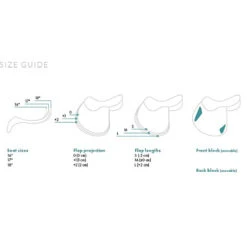 Equiline American Hunter Jumping Saddle -Best Equestrian Shop Equiline Saddle Size.Guide