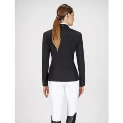 Equiline Women's GAIT Show Coat In X-Cool Evo -Best Equestrian Shop Equiline XCool black 90570.1587582462.1280.1280