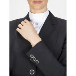Equiline Women's GAIT Show Coat In X-Cool Evo -Best Equestrian Shop Equiline XCool black 47124.1587582462.1280.1280