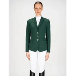 Equiline Women's GAIT Show Coat In X-Cool Evo -Best Equestrian Shop Equiline XCool green 24398.1587582463.1280.1280