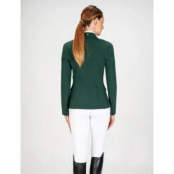 Equiline Women's GAIT Show Coat In X-Cool Evo -Best Equestrian Shop Equiline XCool green 12803.1587582463.1280.1280