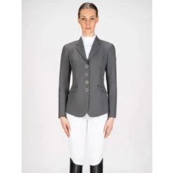 Equiline Women's GAIT Show Coat In X-Cool Evo -Best Equestrian Shop Equiline XCool grey 86922.1587582464.1280.1280