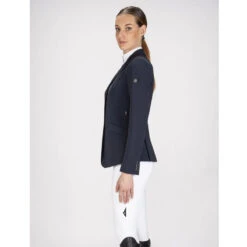 Equiline Women's GAIT Show Coat In X-Cool Evo -Best Equestrian Shop Equiline XCool navy 91680.1587582463.1280.1280