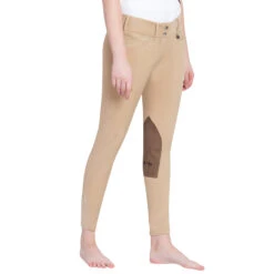 Equine Couture Ladies Coolmax Champion Knee Patch Breeches -Best Equestrian Shop Equine.Couture Lds.Cmax .chmp .kp .brch tan 110339 7
