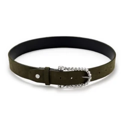 Hannah Childs Twisted Bit Belt 10 Hannah Childs Twisted Bit Belt -Best Equestrian Shop HC SuedeBeltForest