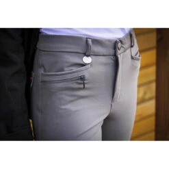 Jump'in Unisex Junior Sacha Breeches -Best Equestrian Shop Jump.In Unisex.Junior.Sacha .Breeches Grey Pocket