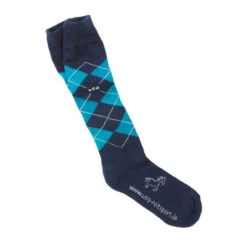 USG Karo Socks -Best Equestrian Shop KARO KL.USG Socks Navy.Lake .Bl Front