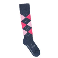 USG Karo Socks -Best Equestrian Shop KARO KL.USG Socks Nvy.Pink Front