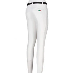 Equiline JhoanK Boy's Knee Patch Breeches -Best Equestrian Shop N03018 EQline Jhoank White Back