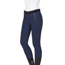 Equiline CantaK Women's B-Move Knee Patch Breeches -Best Equestrian Shop N08975 Cantak 002 Front DEA