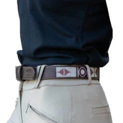 Penelope Pearl Belt -Best Equestrian Shop Penelope Pearl.Belt Havana.Pink Front