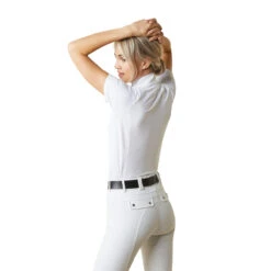 Ariat Womens Luxe Short Sleeve Show Shirt -Best Equestrian Shop S23 WMS ENGL 10043820 back